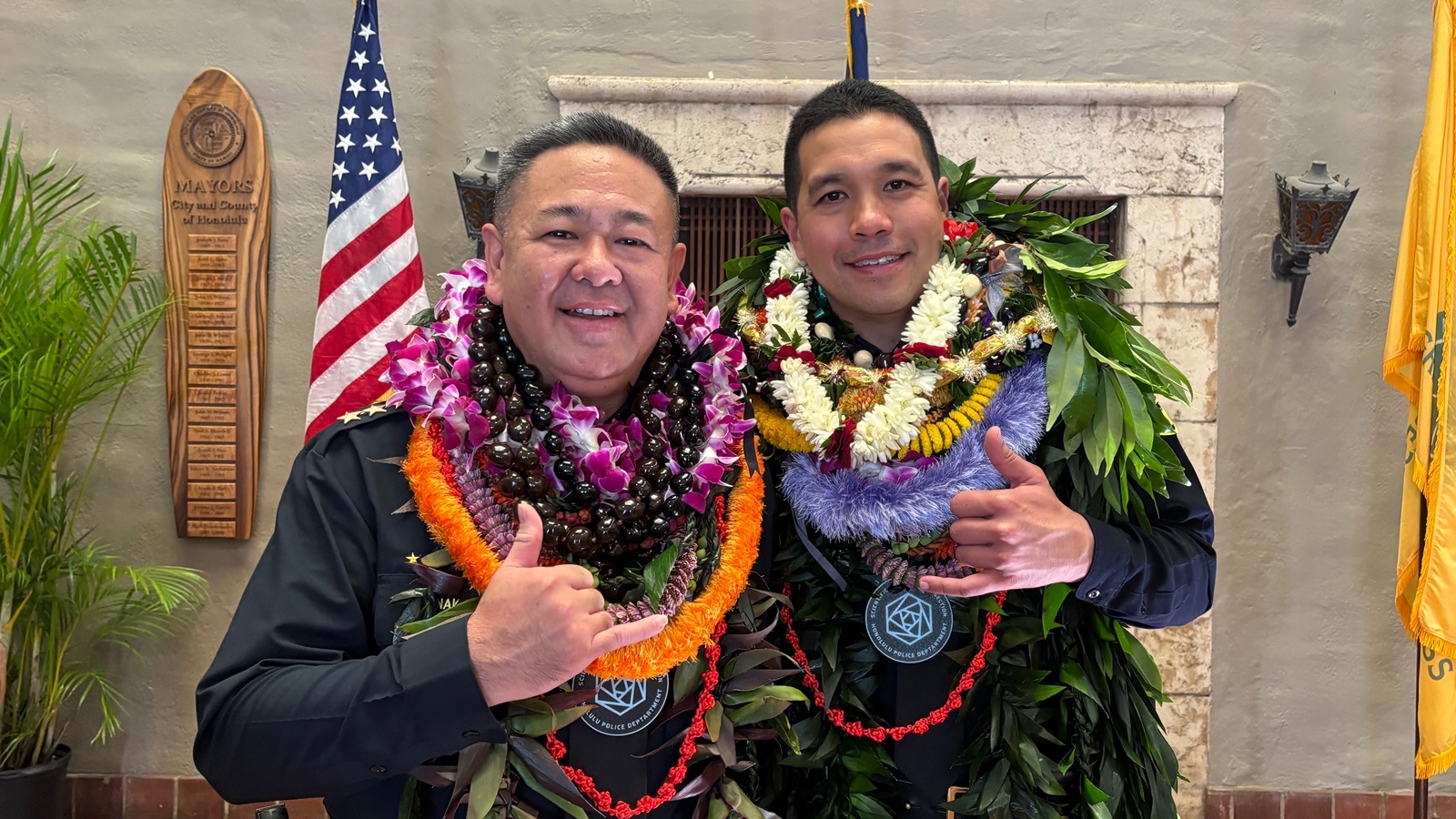 Brandon Nakasato, Parker Bode, Honolulu Police Department, deputy chiefs