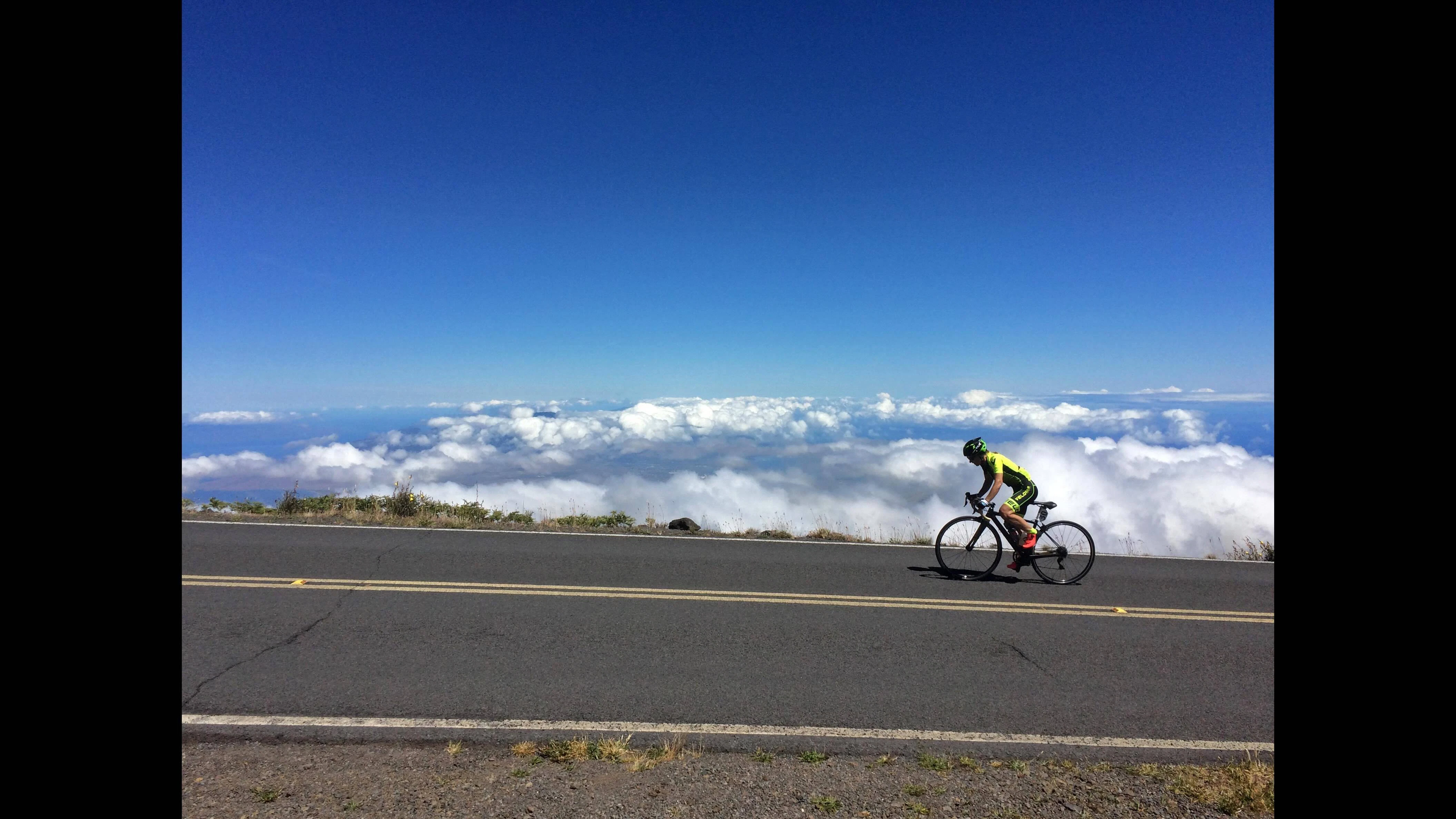 Kate Johnson Haleakala Cycle to the Sun