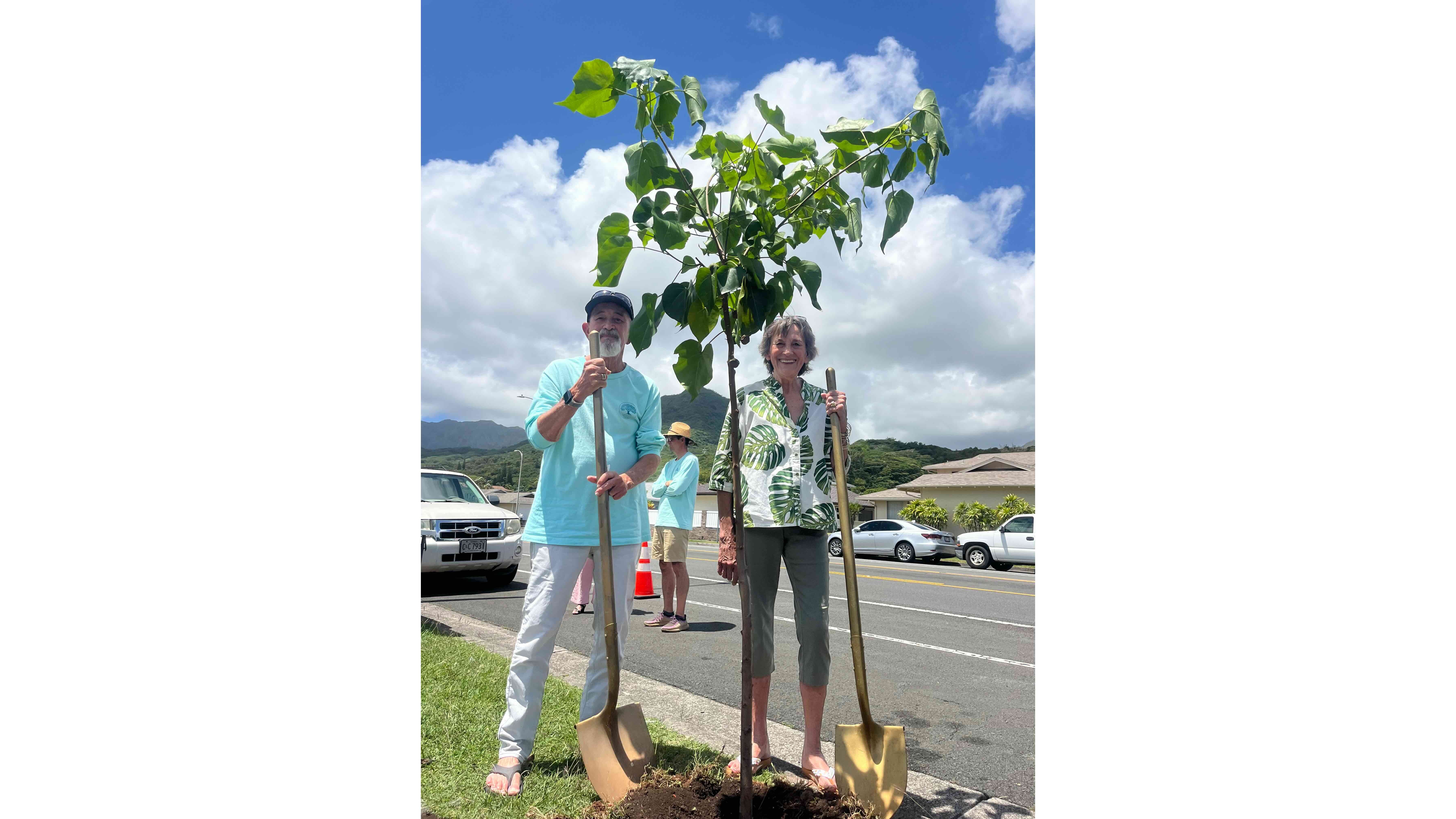 Diane Harding and brother