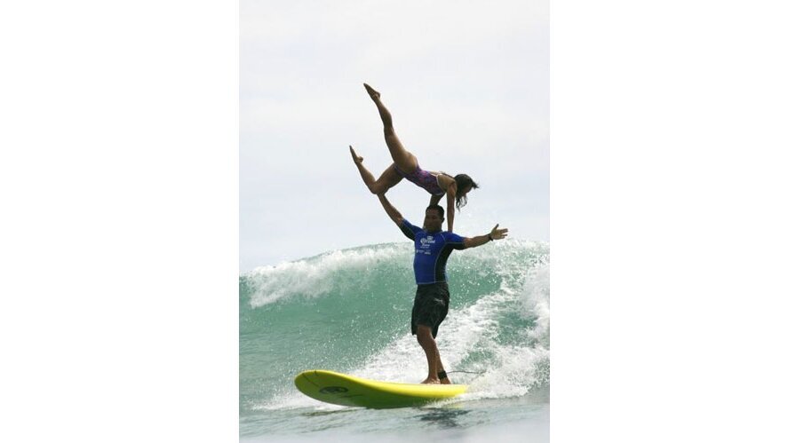 Brian Keaulana, who calls Mākaha home, originally was a professional surfer who did modeling and acting for commercials as a part-time gig.