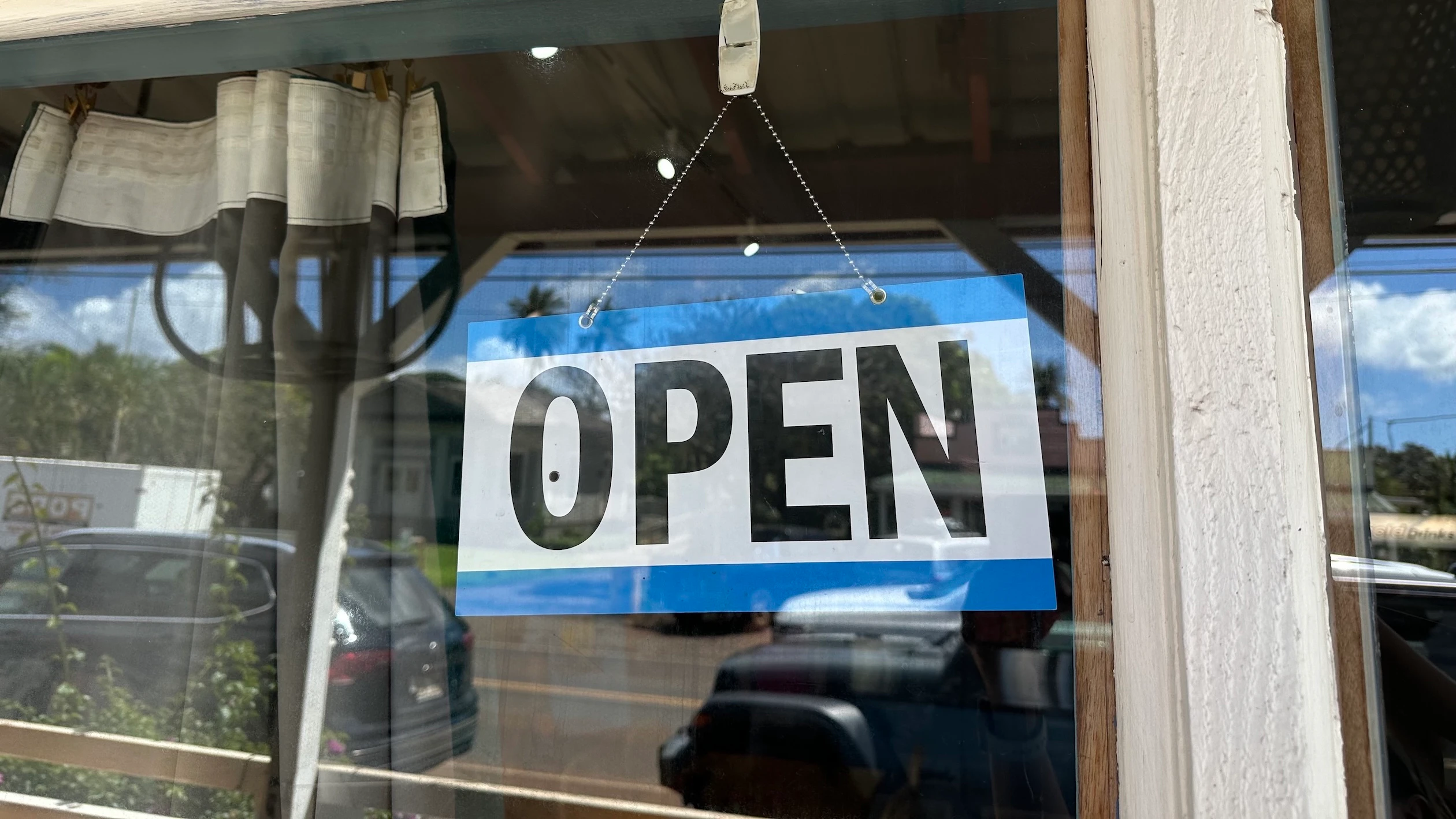 Poke for the People is open for business. The eatery reduced its hours by 50 percent on Monday, March 30, in response to slow sales after destruction on the North Shore from the recent Kona low storms.