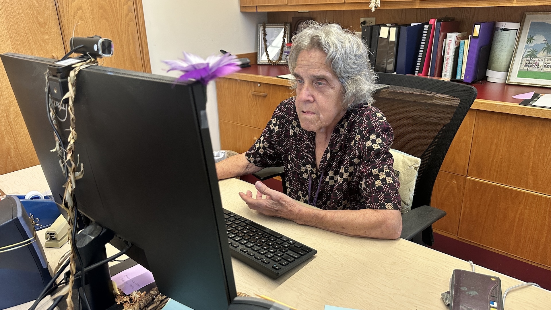 If she’s not doing tours, escorting VIP guests or helping to plan special events, Cup Choy is usually in her office, deep in research.