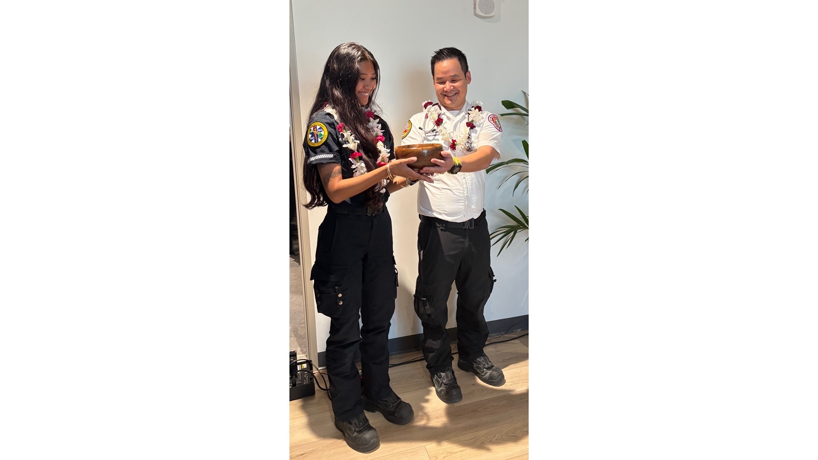 Kaimuki EMS station, blessing ceremony