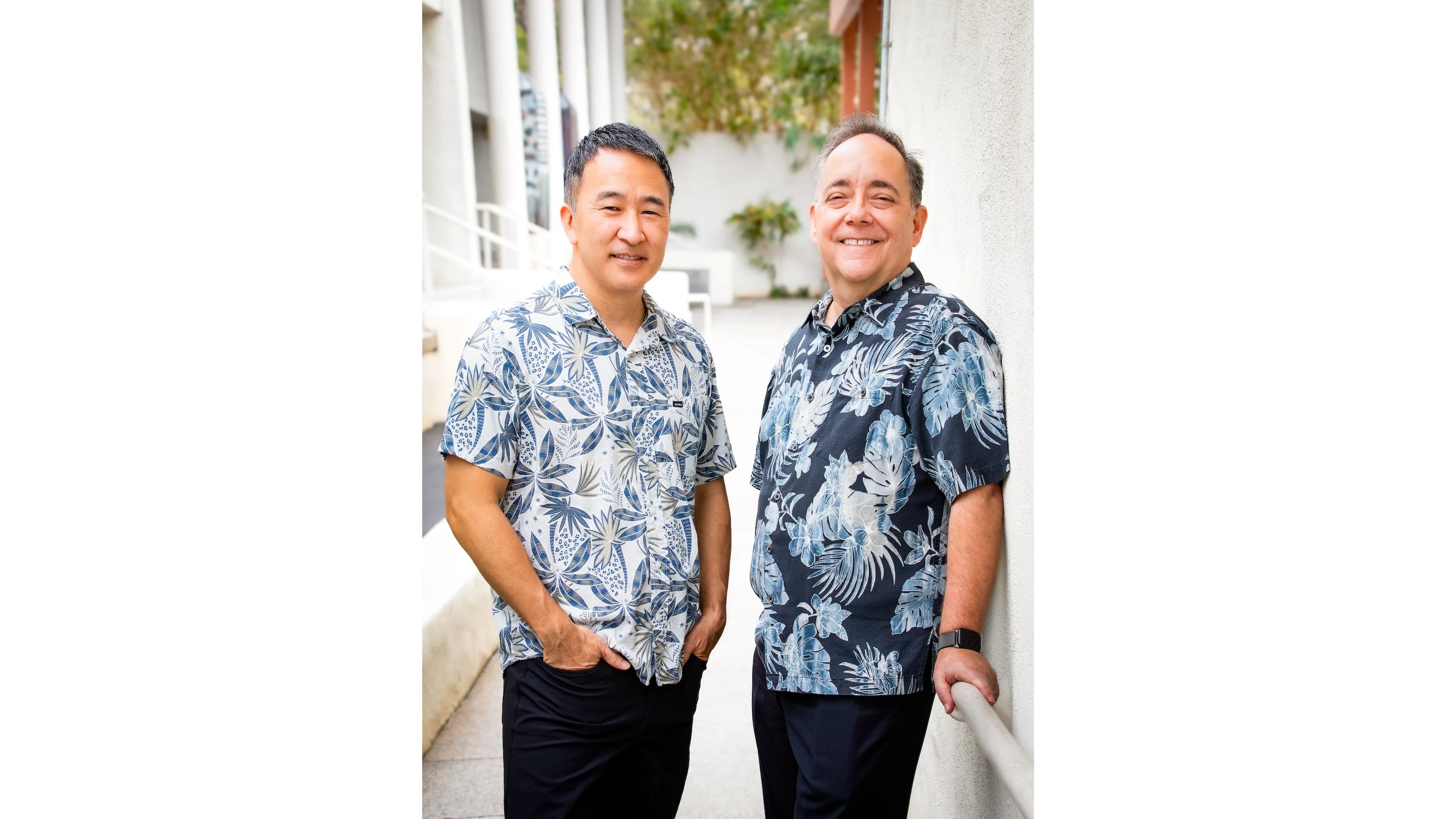 Lance Inouye, left, is the conductor, while Andrew Morgan, right, is the general director and CEO of Hawai‘i Opera Theatre.