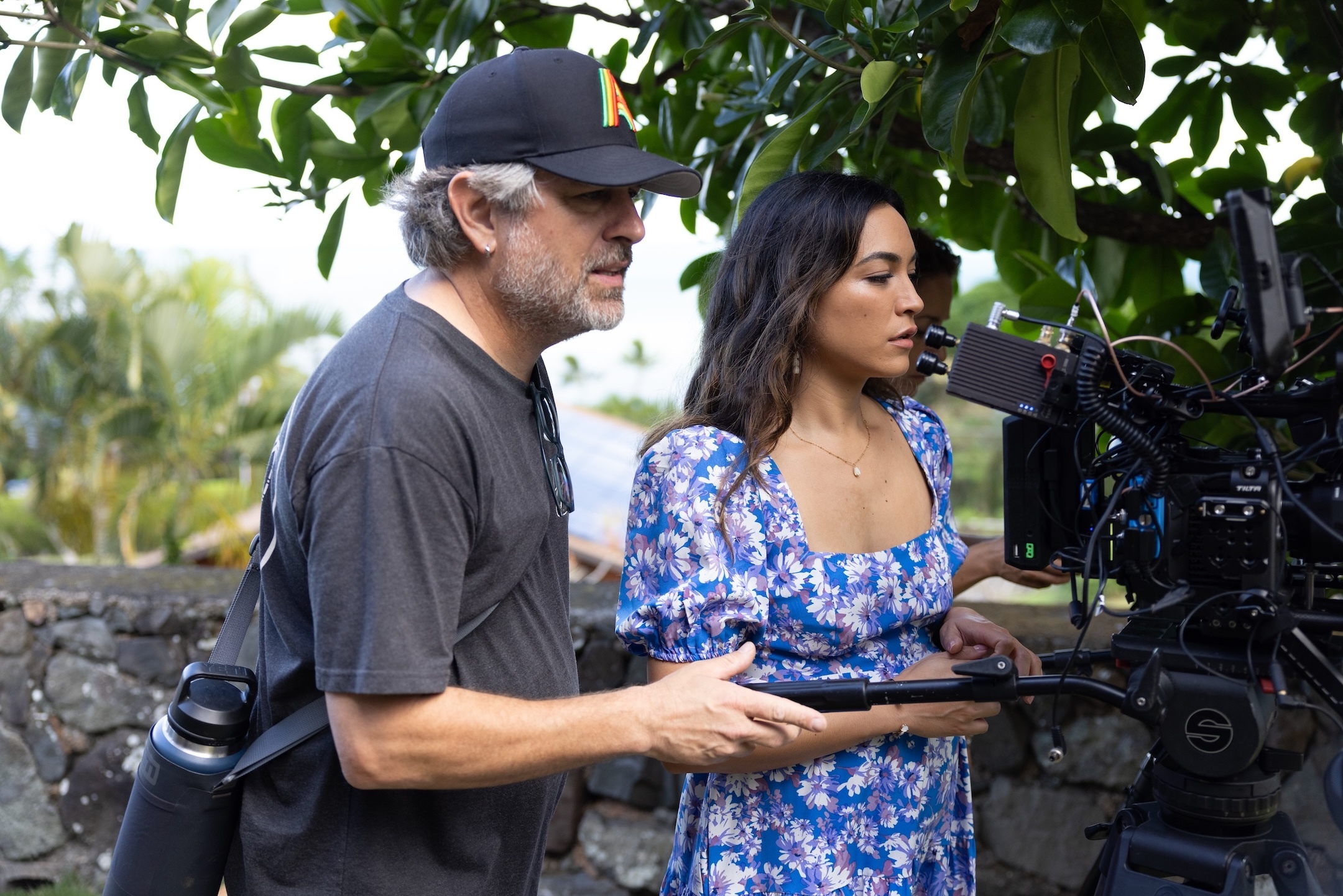 Lindsay Watson, right, stars as Sala, a woman who is losing hope of becoming a mother, in “What We Carry.” She also wrote and directed the short film.