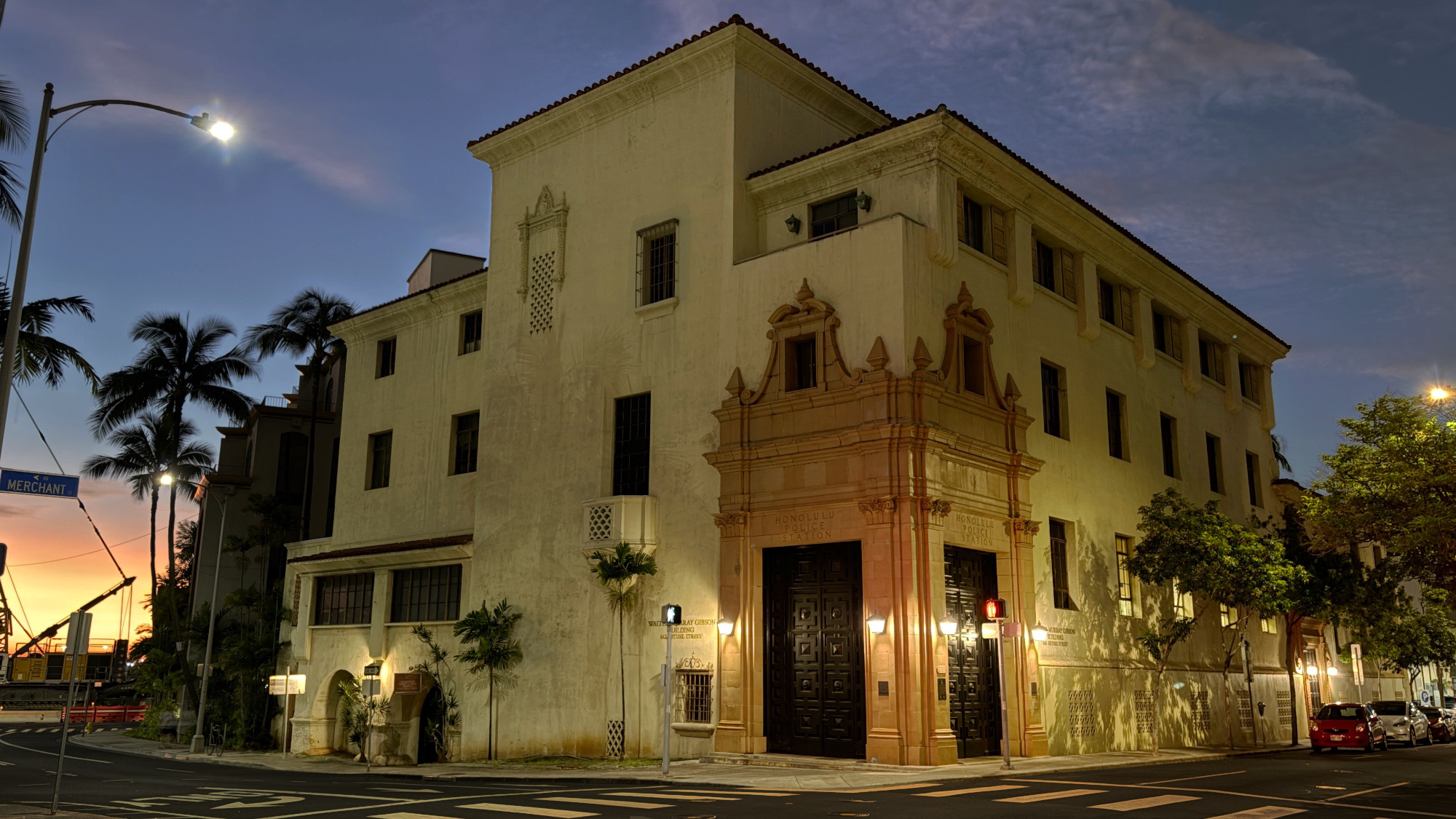 Walter Murray Gibson Building houses city and county government offices