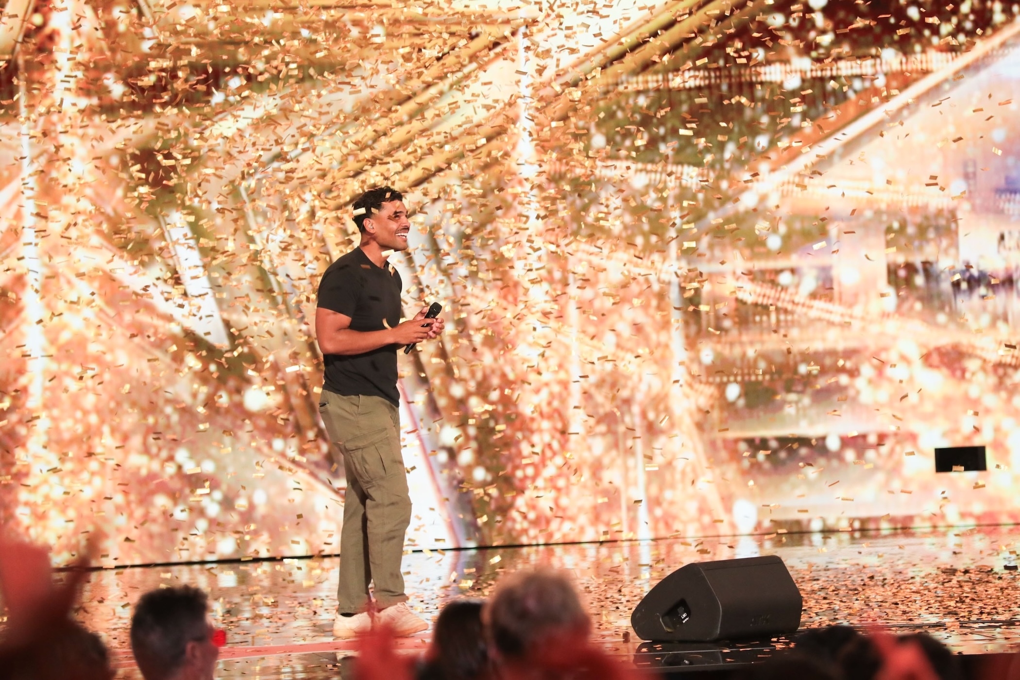 U.S. Army Sgt. Isaac Atkins got a golden buzzer during his audition for "America's Got Talent."