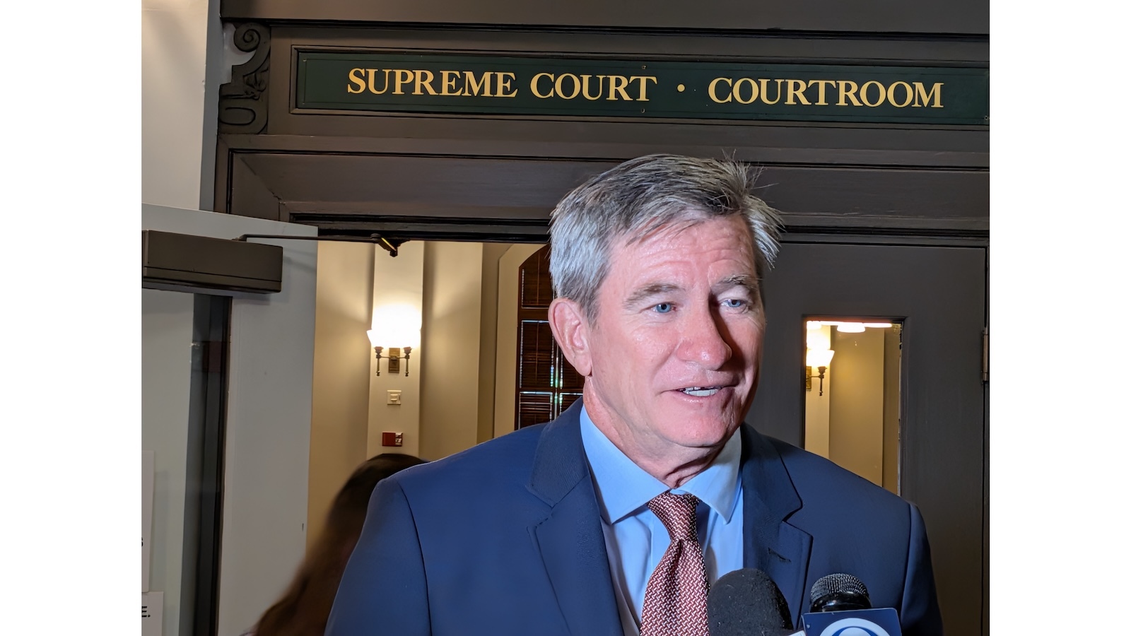 Councilman Tommy Waters outside the Supreme Court courtroom.