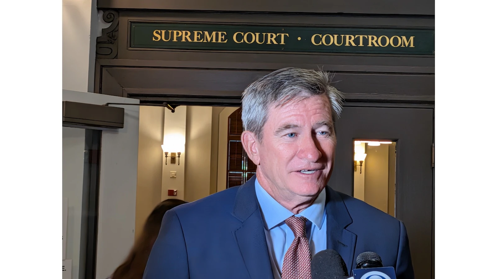 Councilman Tommy Waters outside the Supreme Court courtroom.