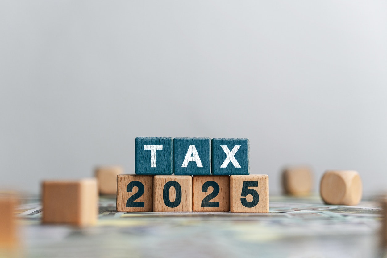 Blocks that read Tax 2025