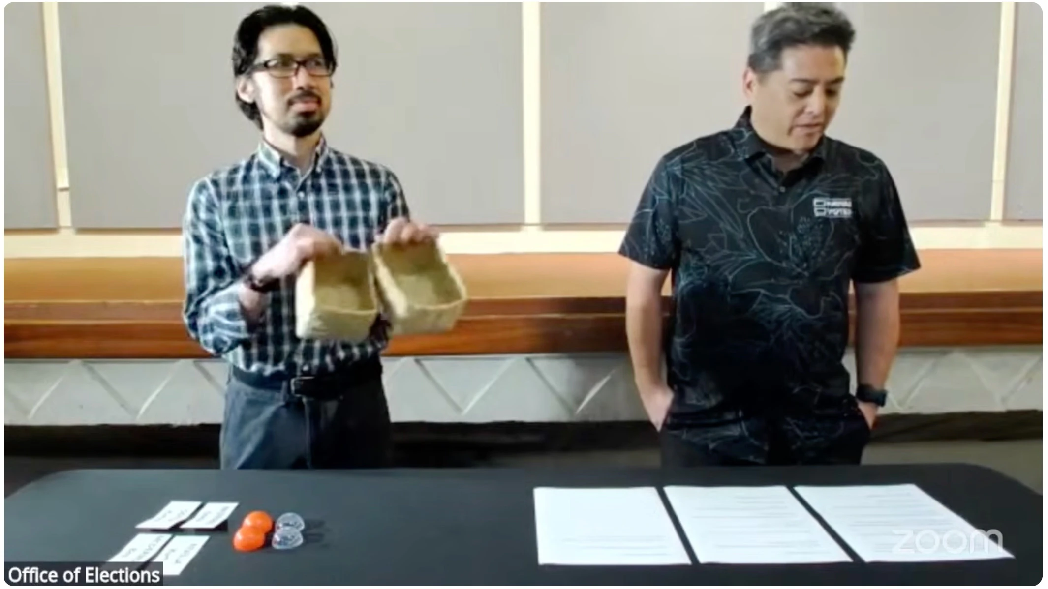 2026 Hawaii state Office of Elections holds a drawing to break tied votes