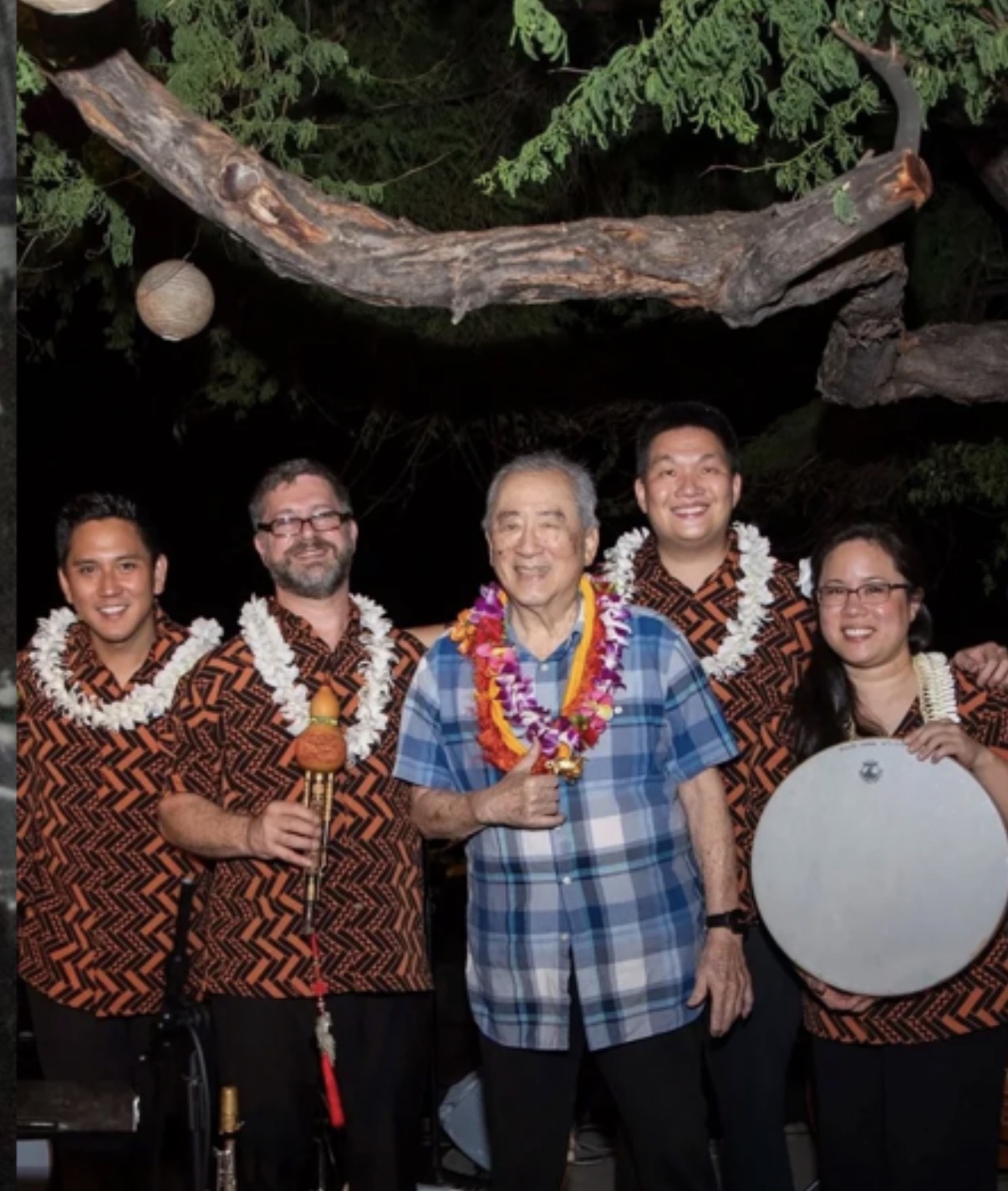 Harold Chang, center, will perform with Waitiki 7 at Lewers Lounge in the Halekulani Hotel in June.