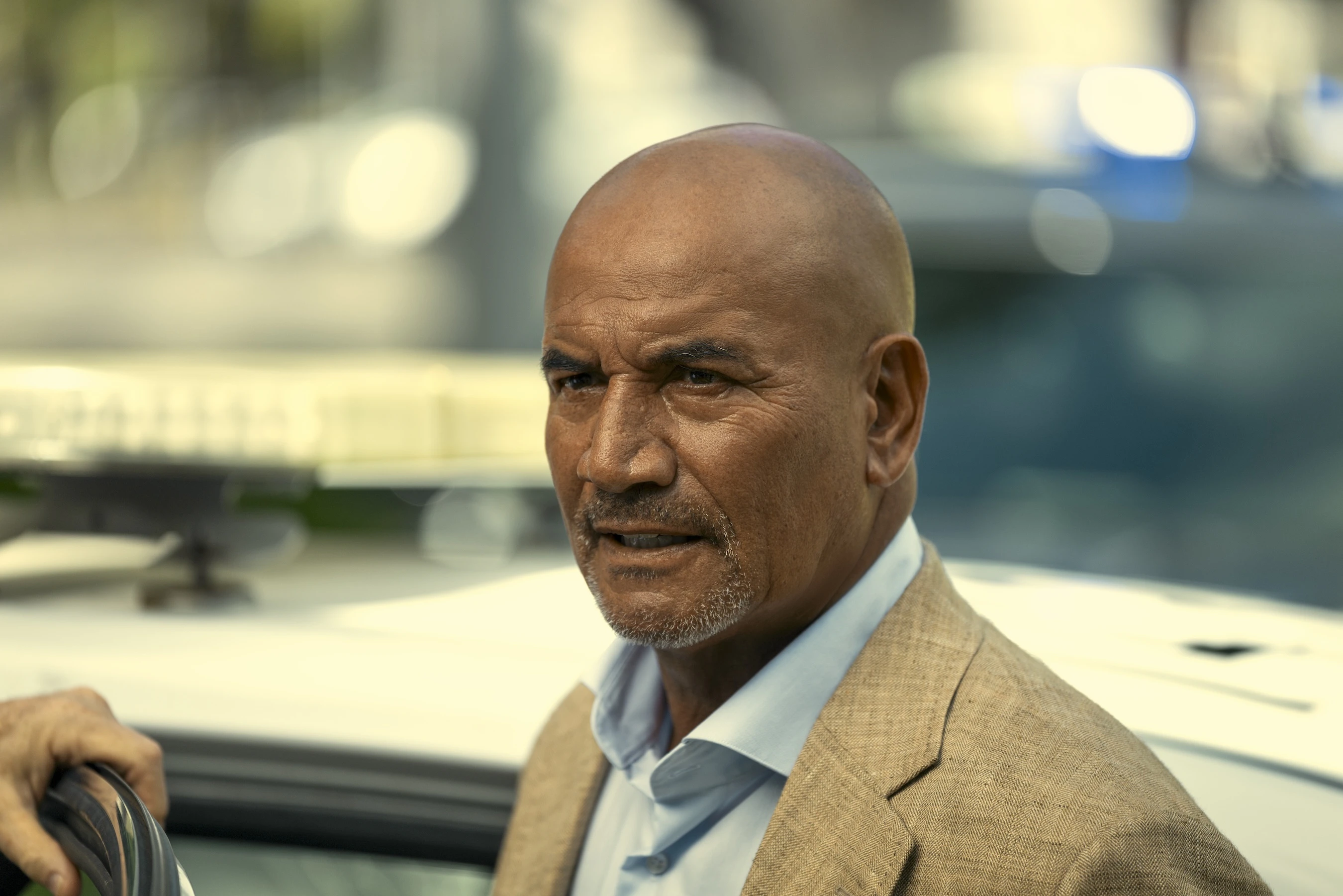 Temuera Morrison plays Gov. Peter Mahoe in "The Wrecking Crew."