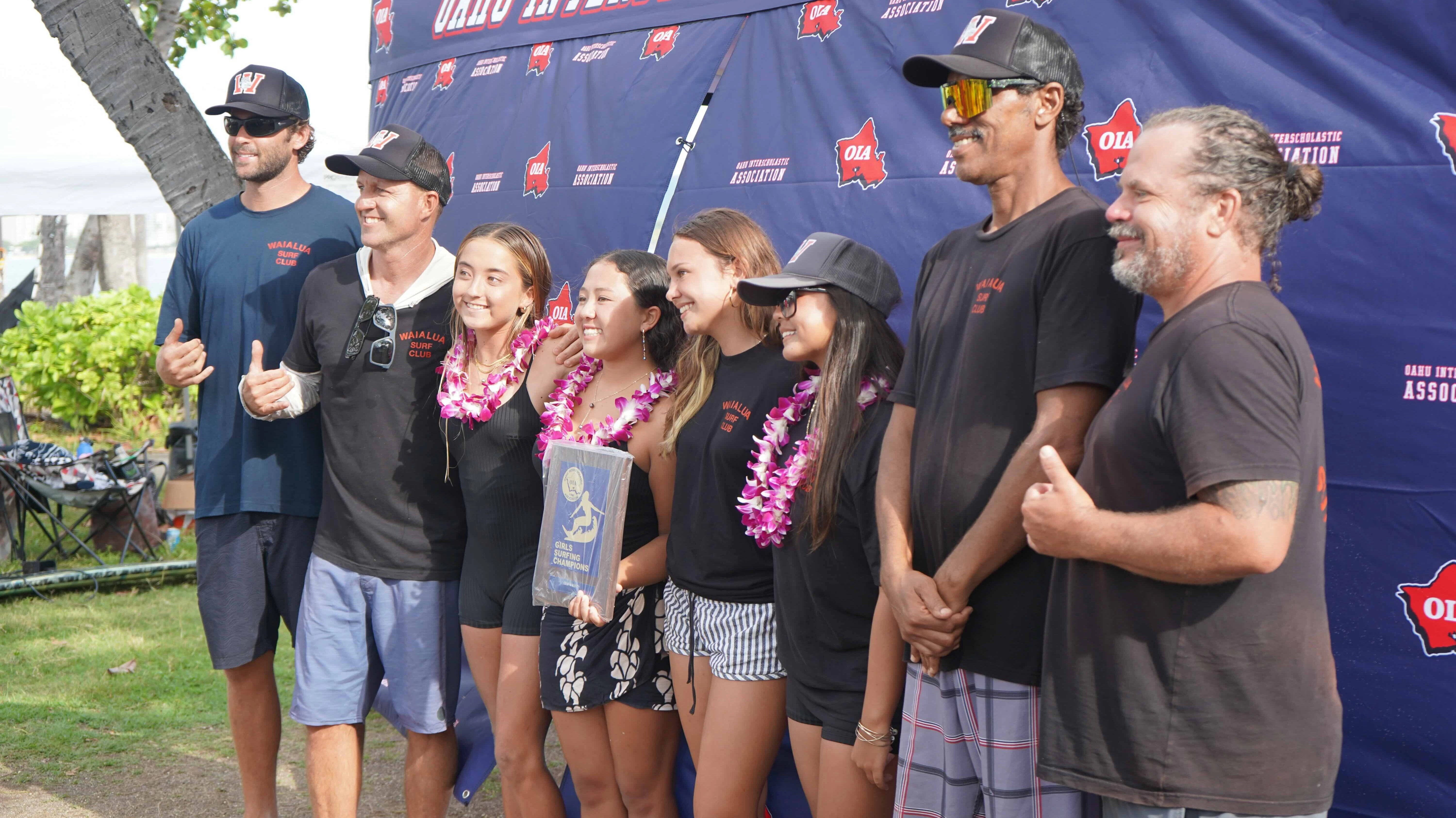 Waialua girls surfing 042226