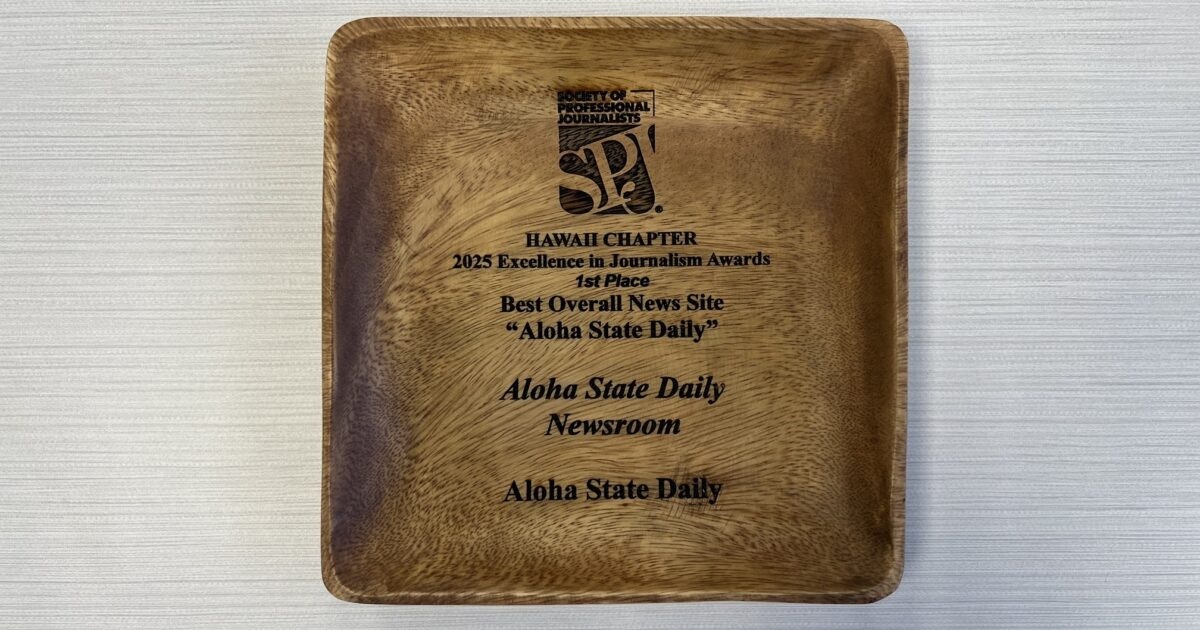 Aloha State Daily Shines Bright at 2025 Excellence in Journalism Awards