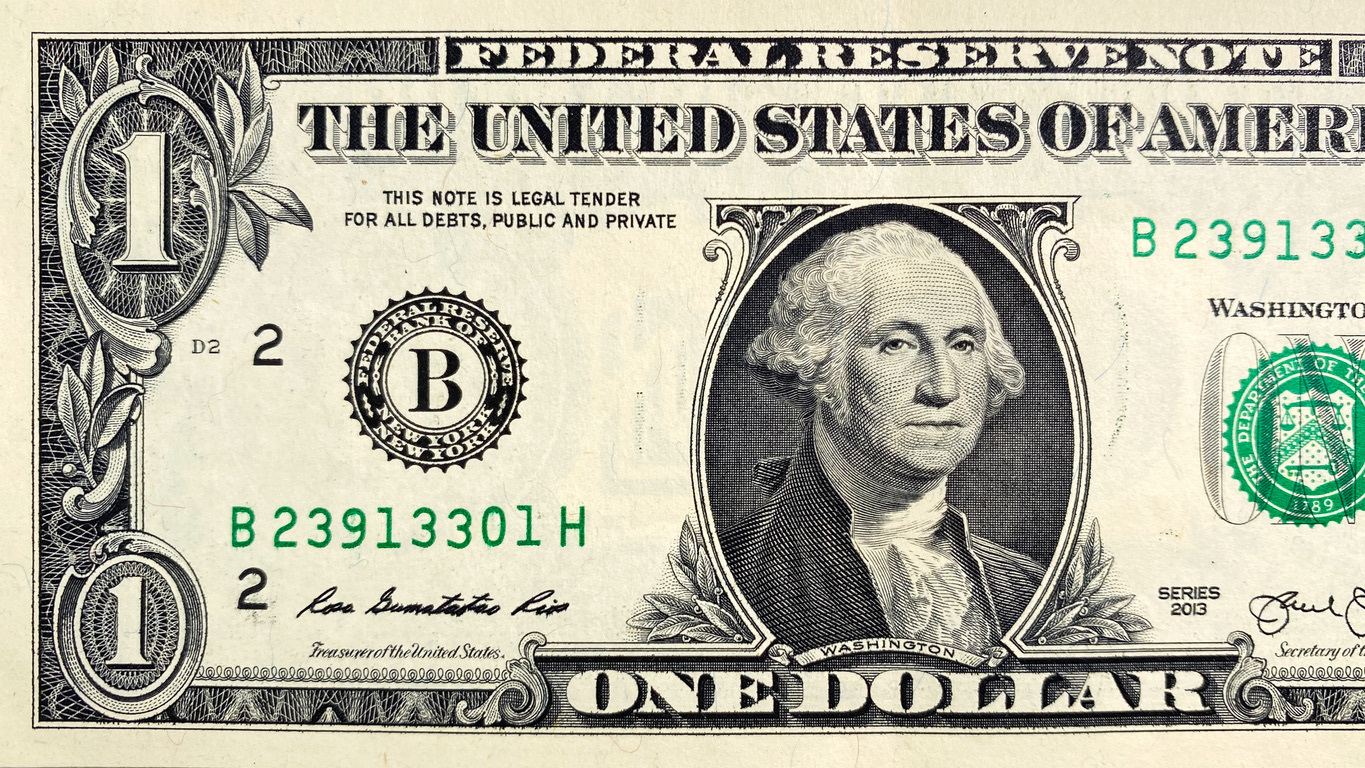 a dollar bill