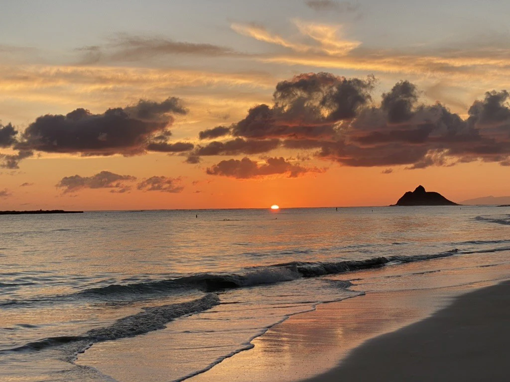 Sunrise at Kailua Beach