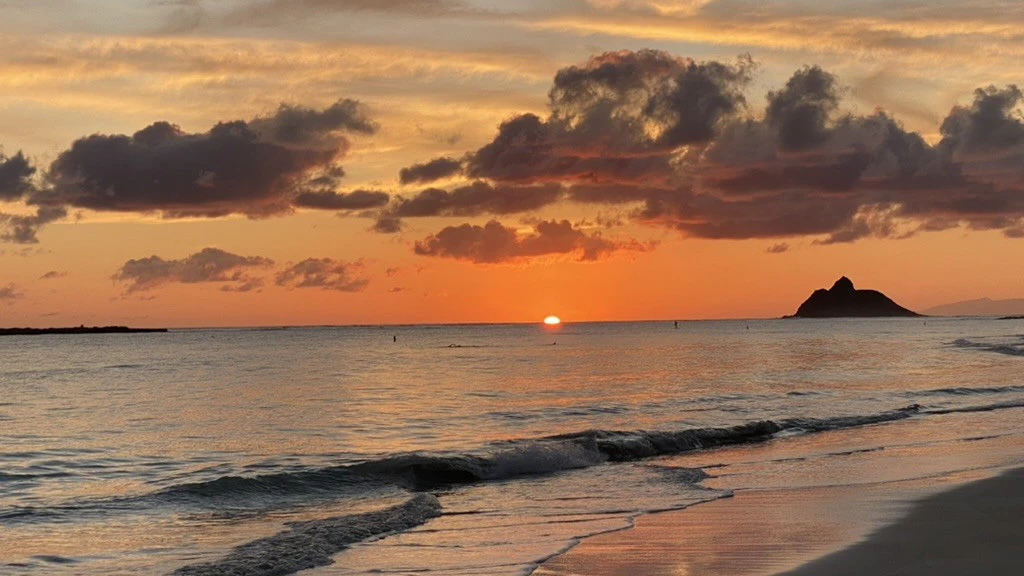 Sunrise at Kailua Beach