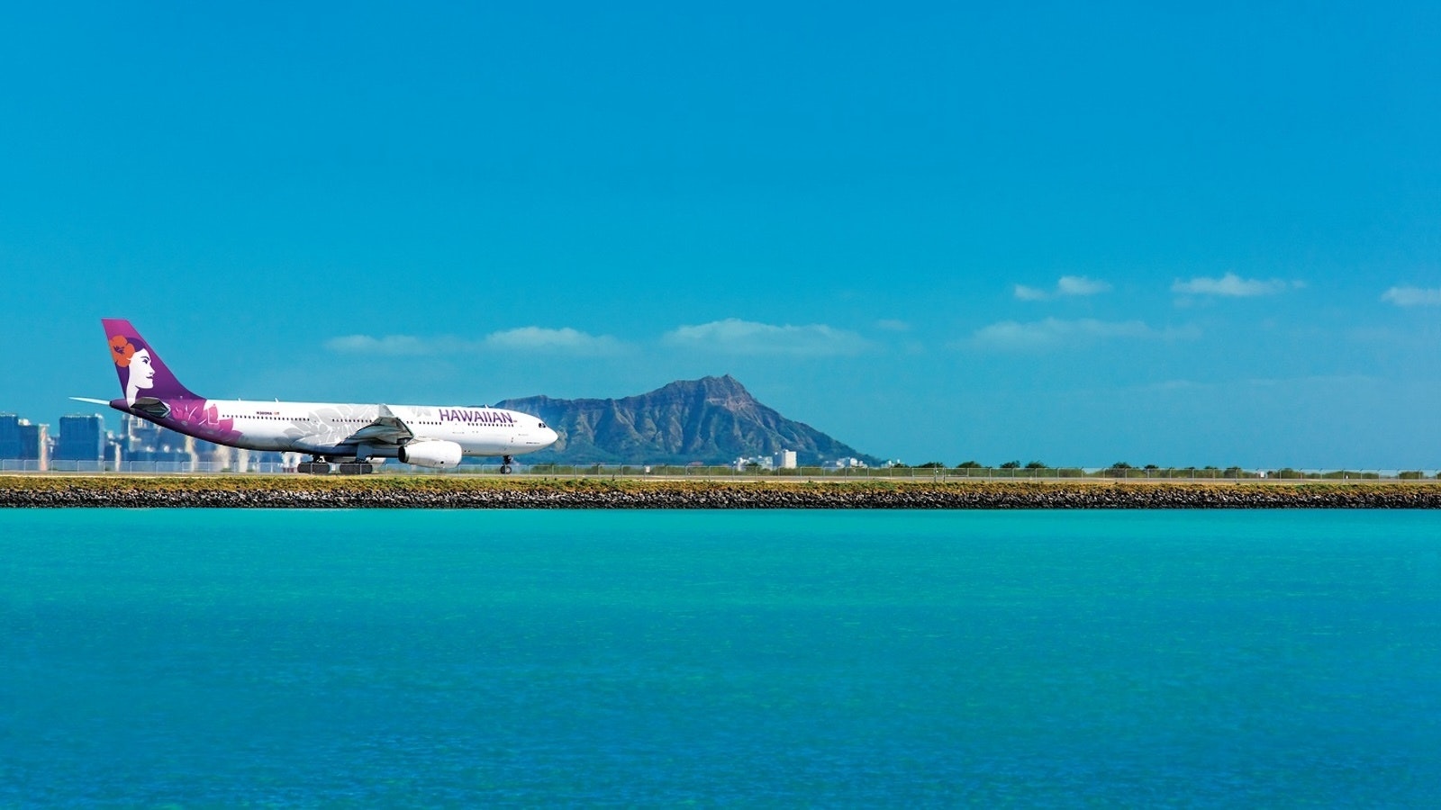 A Hawaiian Airlines plane.