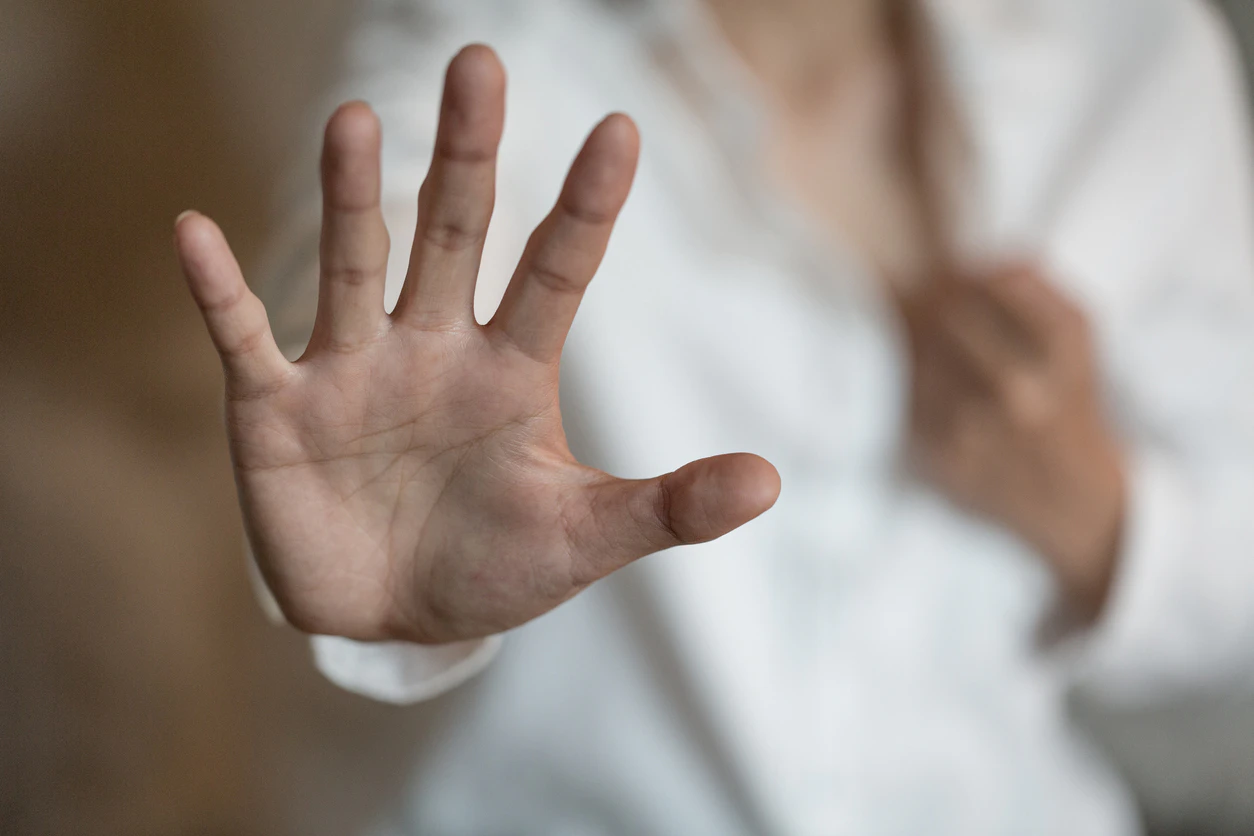 abstract image of sex trafficking victim