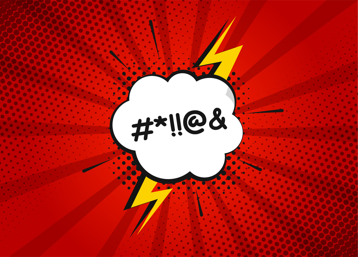 cartoon image of rage