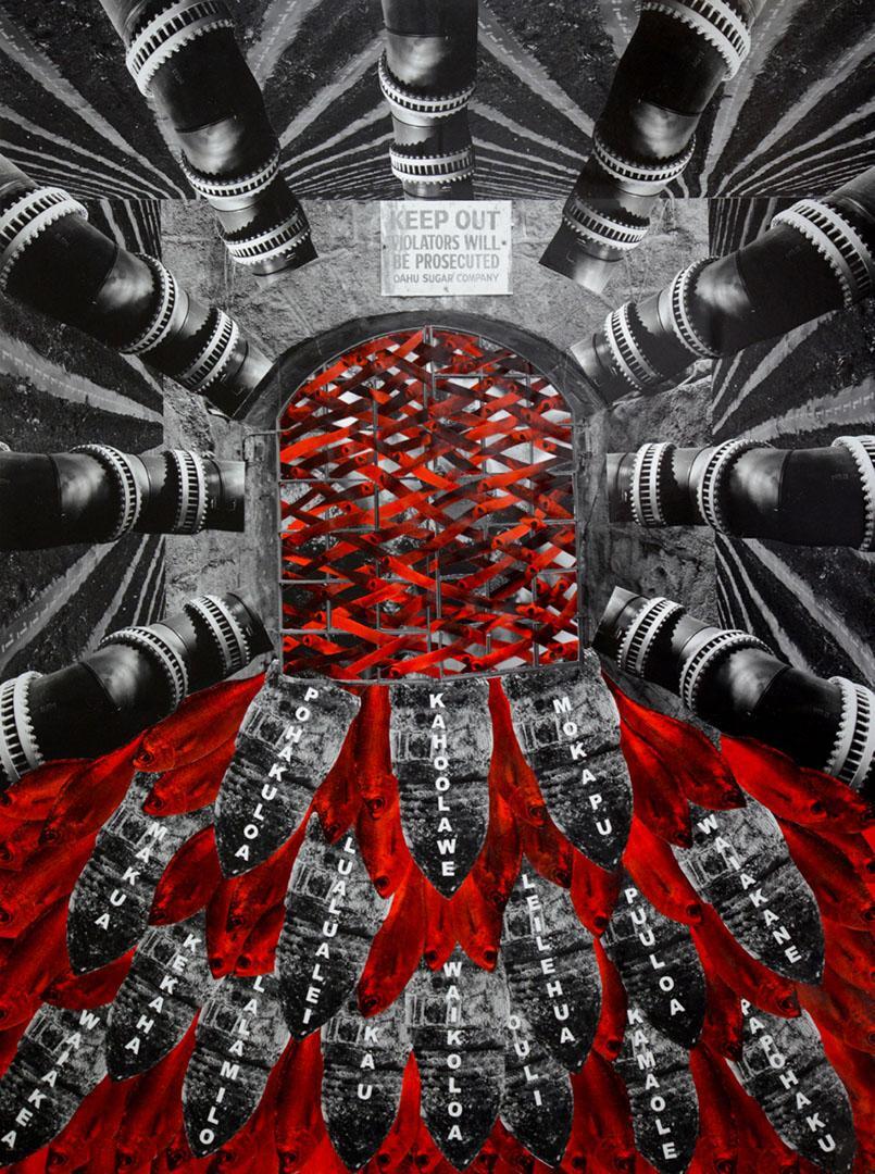 Artwork by Kapulani Landgraf entitled,"Ho'okuleana."
