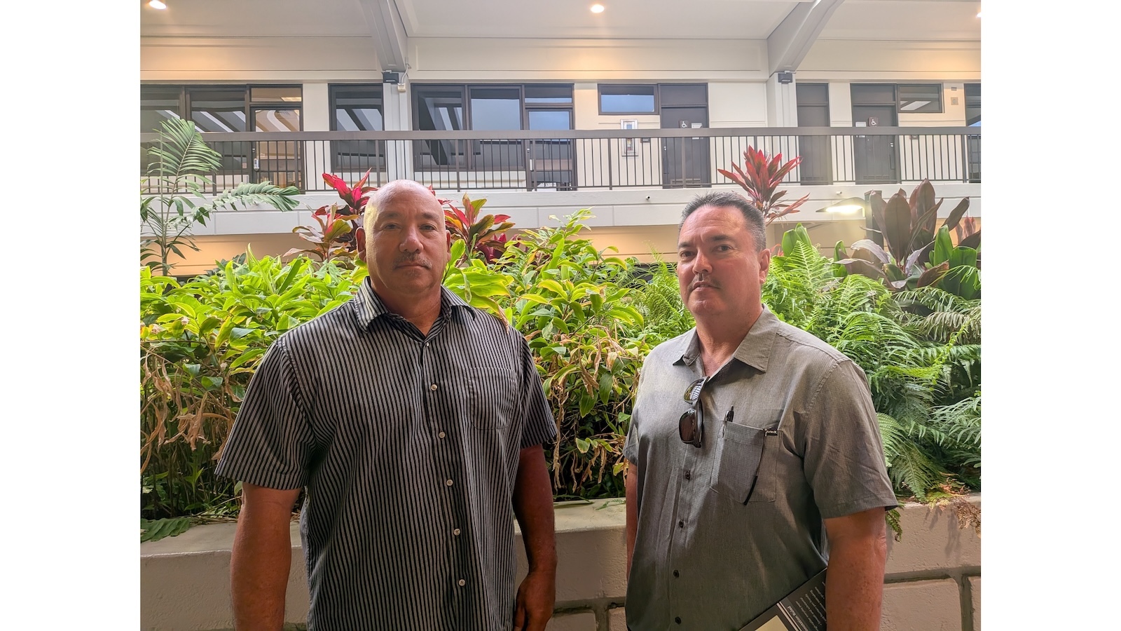 Ty Medeiros (left) and Steve Loyola