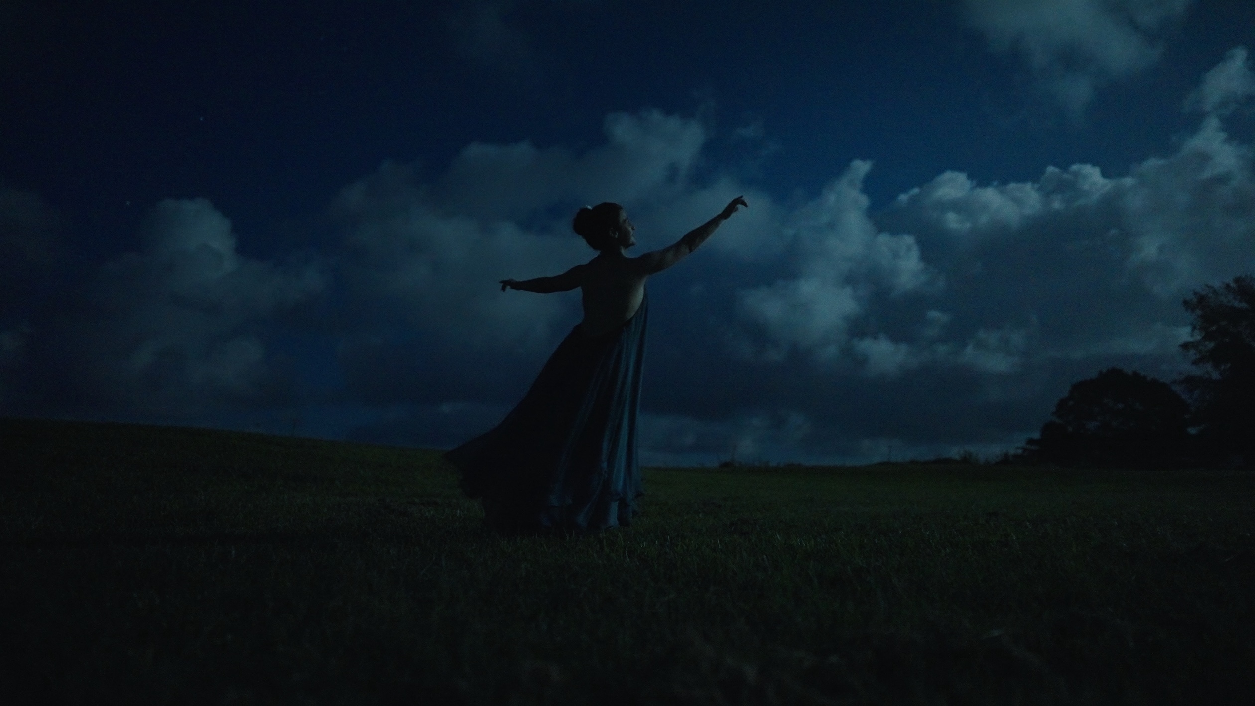Carolina Espiro is not only producer and director but dancer in the music video for “Hanalei I Ka Pilimoe.”