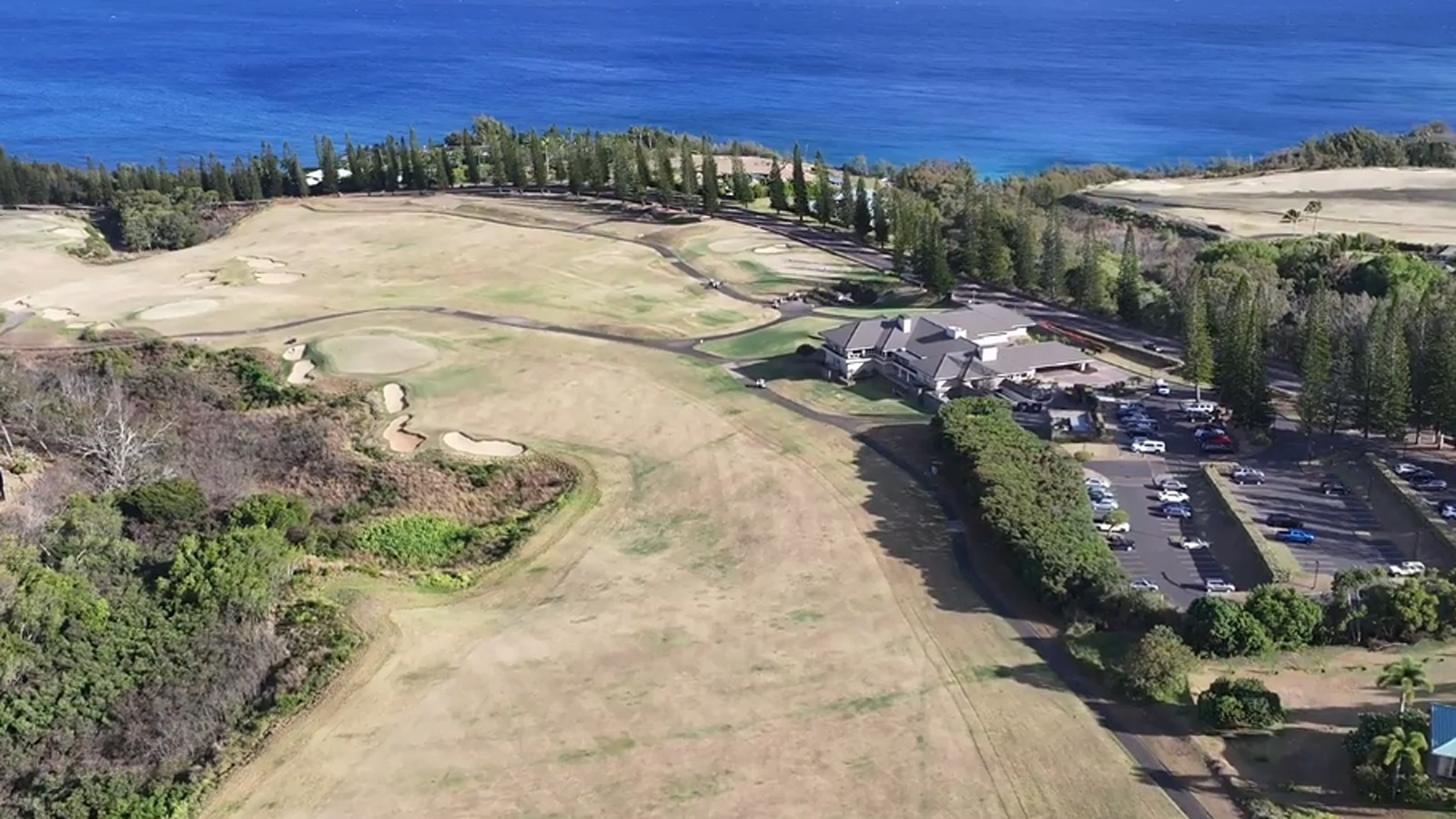Kapalua, including the Kapalua Bay and Kapalua Plantation Golf Courses, has been stricken with drought conditions throughout last year.