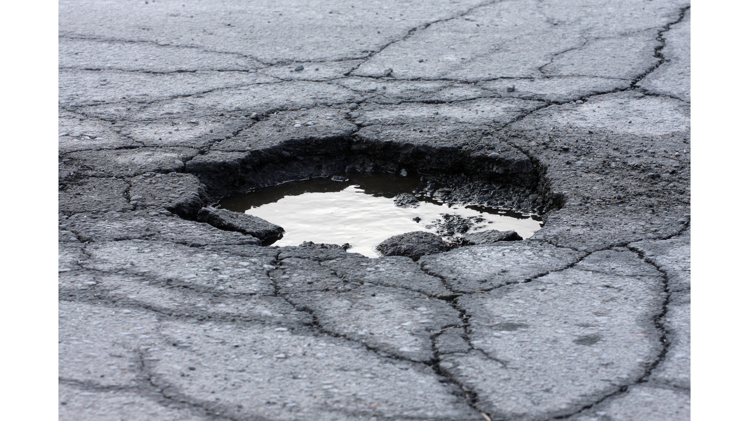 a pothole