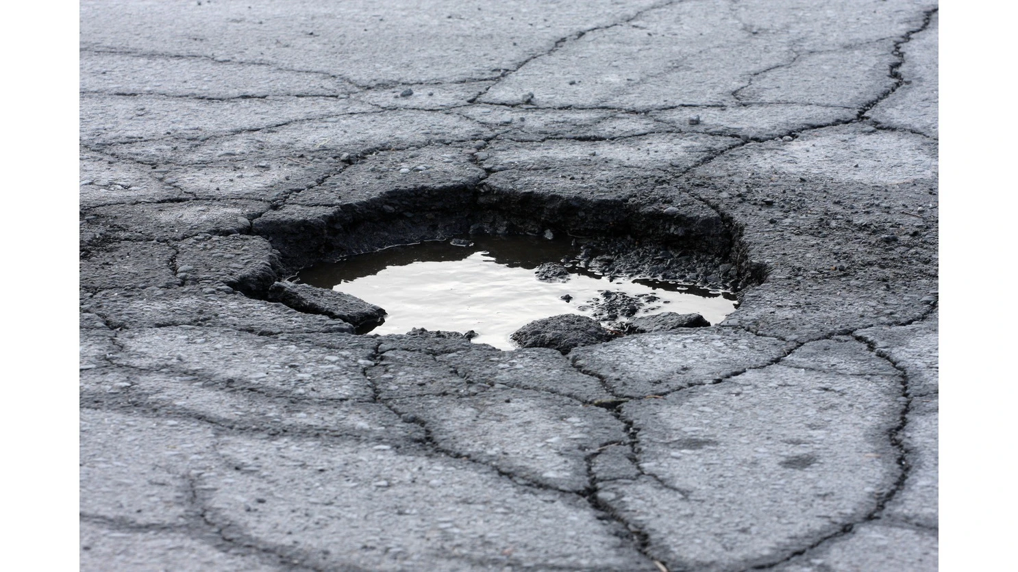 a pothole