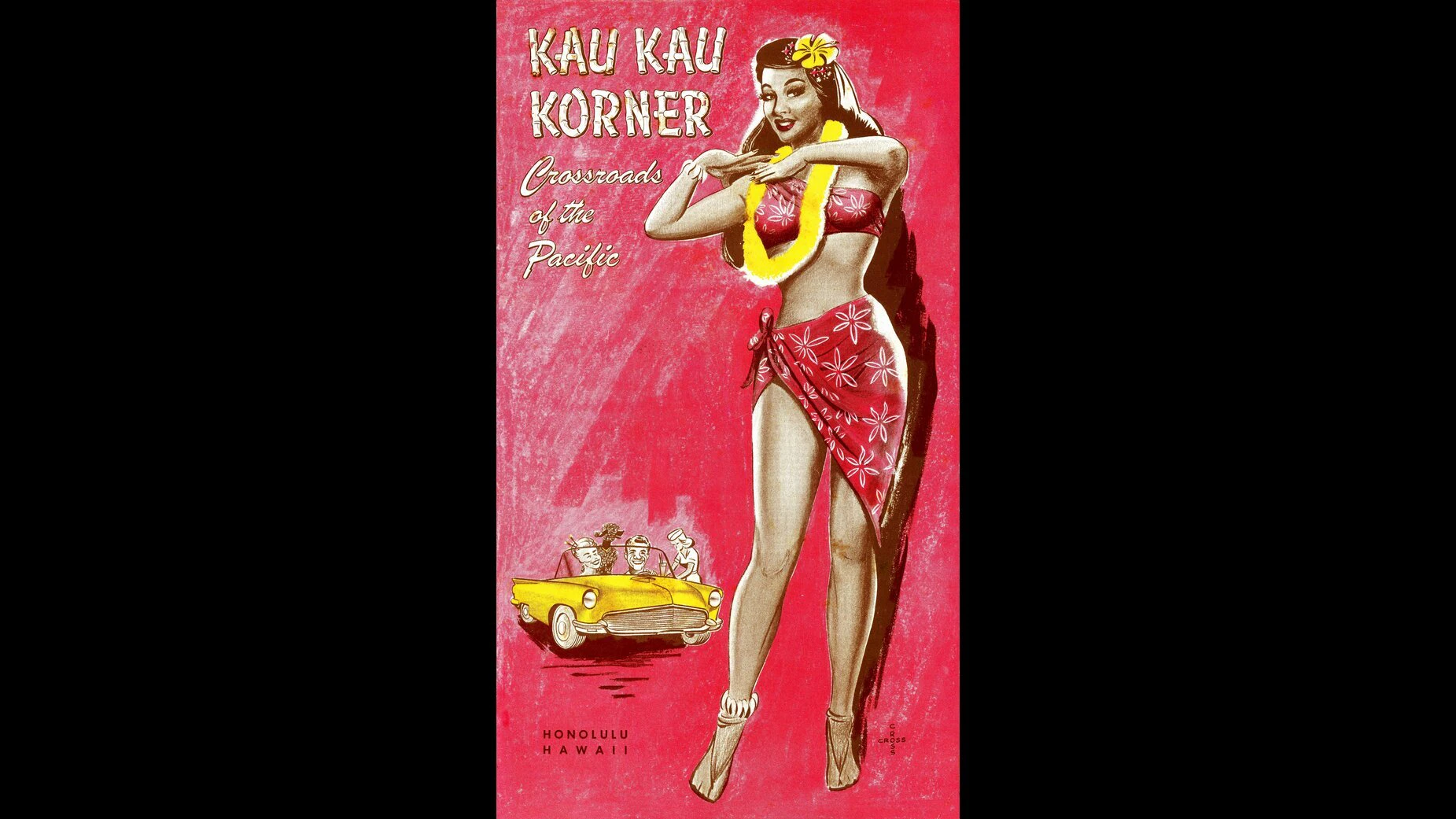 1950s menu for Kau Kau Korner