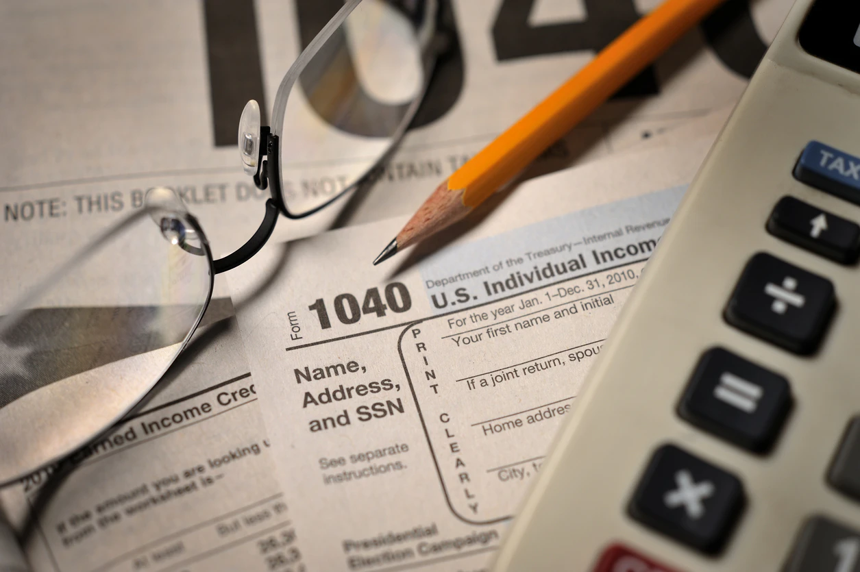 An IRS tax form