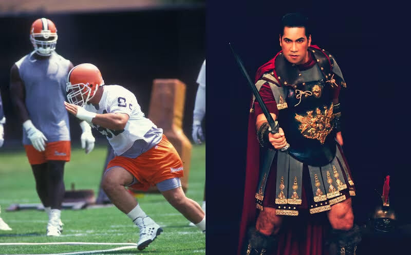 Ta’u Pupu’a, an NFL defensive lineman turned Juilliard-trained opera singer portrays his younger self in the 10-minute film “The Platform."